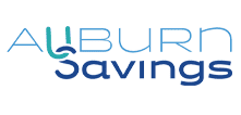 Blue Savin logo in blue letters with a small green leaf icon.